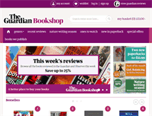 Tablet Screenshot of guardianbookshop.com